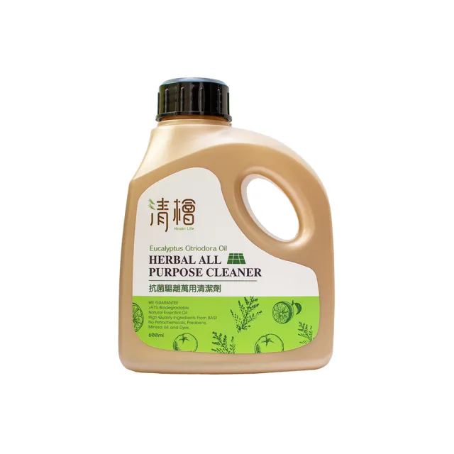 【Hinoki Life 清檜】雙剋星組合(天然防蟑螂螞蟻噴劑500ml瓶+抗菌驅離萬用清潔劑600ml瓶)