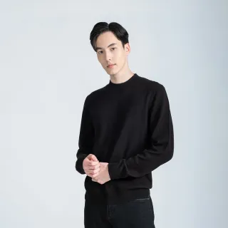 【JOHN HENRY】經典長袖針織衫-黑色