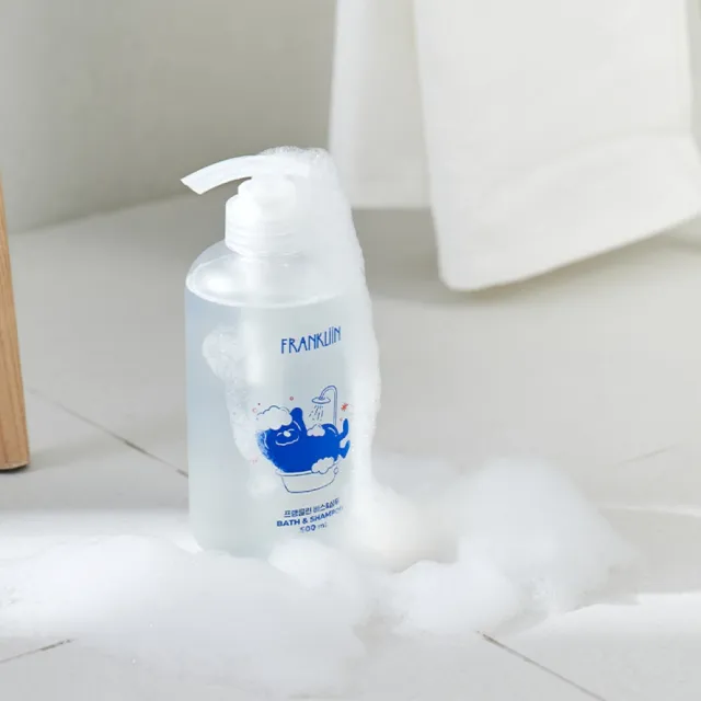 【Poled】總代理｜FRANKLiiN 寶寶無添加2in1沐浴洗髮露 500ml