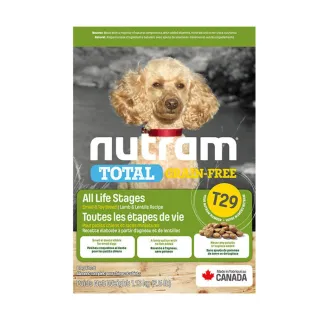 即期品【Nutram 紐頓】T29無穀全能/無穀低敏系列 5.4kg/12lb(狗糧/狗飼料/無穀犬糧)