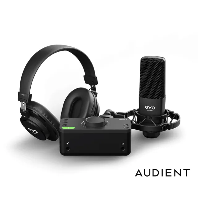 【Audient】Audient EVO SRB Start Recording Bundle 新手錄音套組 含錄音軟體(原廠公司貨 保固三年)