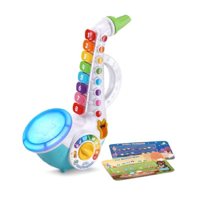 【LeapFrog】爵士貓薩克斯風(邊吹邊彈時 喇叭會有不同燈光閃爍)