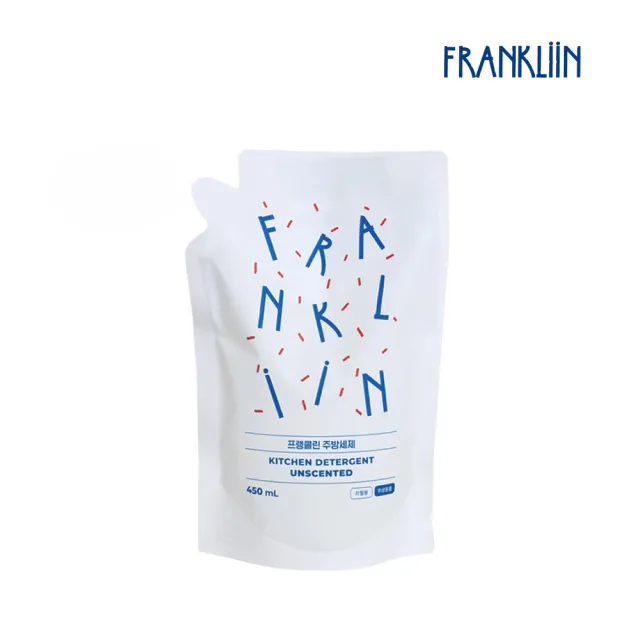 【Poled】總代理｜FRANKLiiN 純素Vegan蔬果奶瓶清潔劑 補充包 450ml