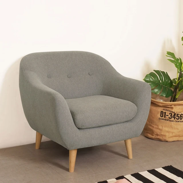 美華品質 三人位2.1米/腳踏 納米科技佈+羽絨絲綿(沙發 