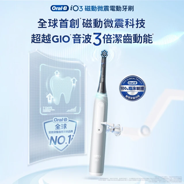 Oral-B 歐樂B iO3 微磁電動牙刷(太空灰)