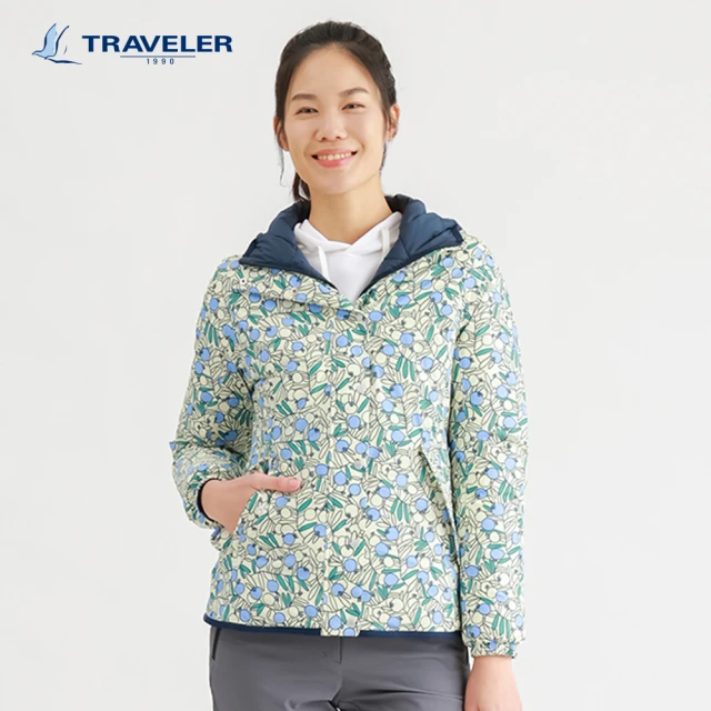 TRAVELER 旅行者 女款兩面穿雙機能防水撥水羽絨外套｜242TR914(羽絨/防水/撥水/羽絨外套)