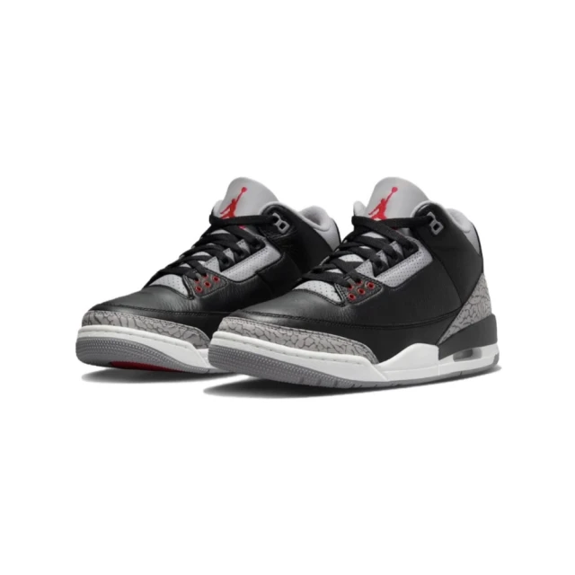 NIKE 耐吉 AIR JORDAN 3 OG BLACK CEMENT 黑水泥 黑水泥色 實戰 男女鞋(DN3707-010)