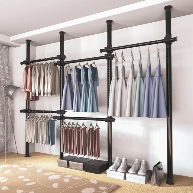 匠俱 简易衣帽架 收架(掛衣架 可移動晾衣架 落地臥室 置