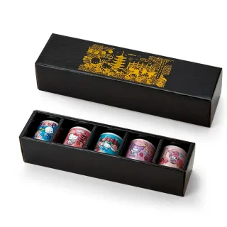 三麗鷗和服櫻花清酒杯套裝(1盒5杯)