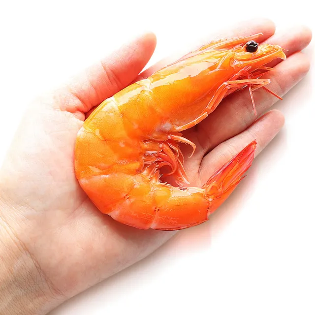 【優鮮配】巨大21/25鮮甜熟白蝦1盒(1.1kg/盒/約25尾)