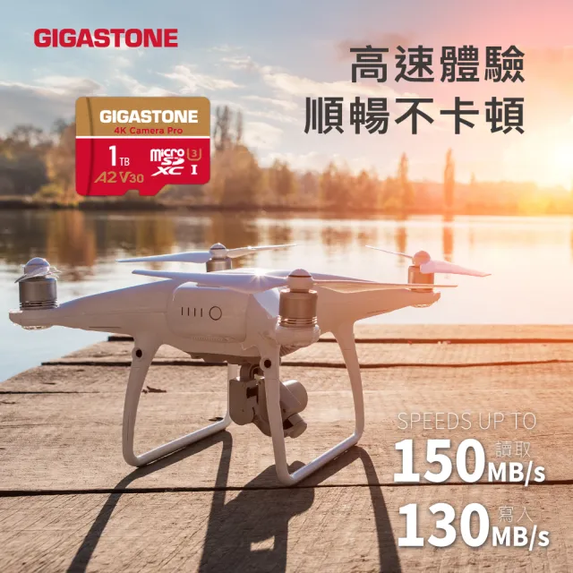 【Gigastone 立達國際】4K Camera Pro microSDXC UHS-Ⅰ U3 A2V30 256GB攝影高速記憶卡-3入組(GoPro/DJI)