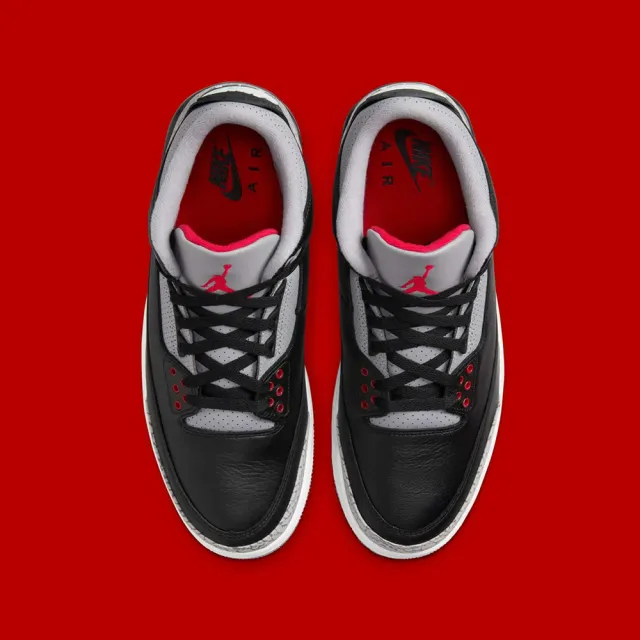 【NIKE 耐吉】休閒鞋 Air Jordan 3 OG Black Cement 黑水泥 老屁股 男鞋 DN3707-010