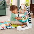 【Fisher price 費雪】可愛動物鋼琴健身器/健力架/健身架/遊戲地墊(2色任選)