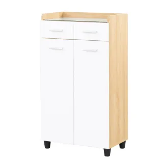 【NITORI 宜得利家居】◎鞋櫃 WS2-60 WH/LBR(鞋櫃  WS-2)