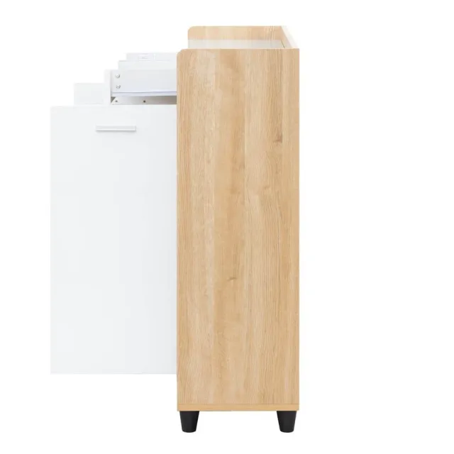 【NITORI 宜得利家居】◎鞋櫃 WS2-60 WH/LBR(鞋櫃  WS-2)