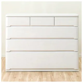 【NITORI 宜得利家居】◎矮整理衣櫃 斗櫃 OUKA2 120LC WH(OUKA)
