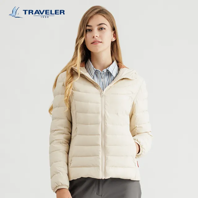 【TRAVELER 旅行者】女款AQUAX防風撥水羽絨外套|242TR906(羽絨/防風/撥水/羽絨外套)