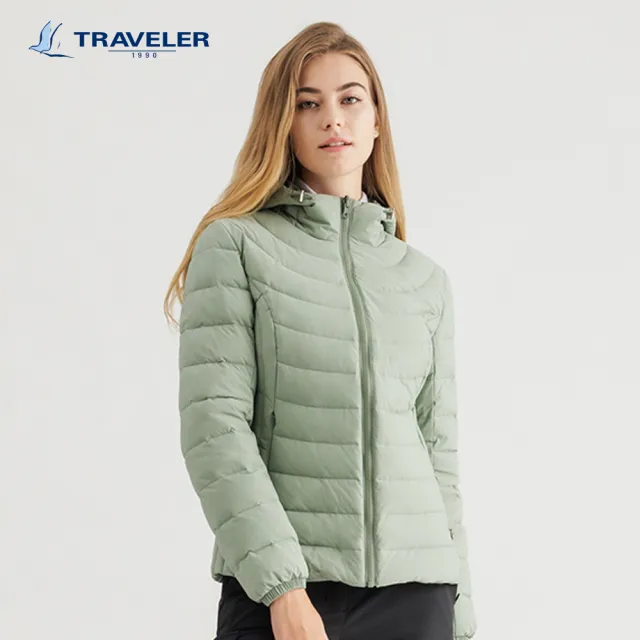 【TRAVELER 旅行者】女款AQUAX防風撥水羽絨外套|242TR906(羽絨/防風/撥水/羽絨外套)