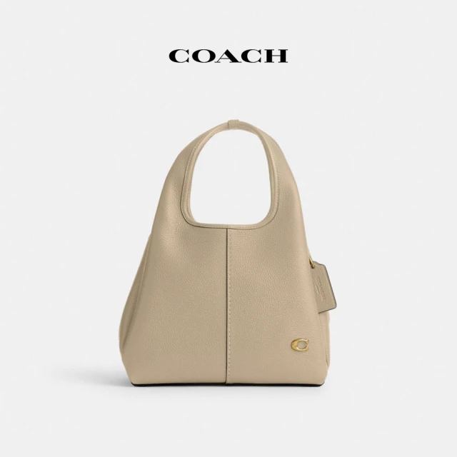 COACH 蔻馳官方直營 LANA 23號單肩手袋-B4/象牙白色(CM545)