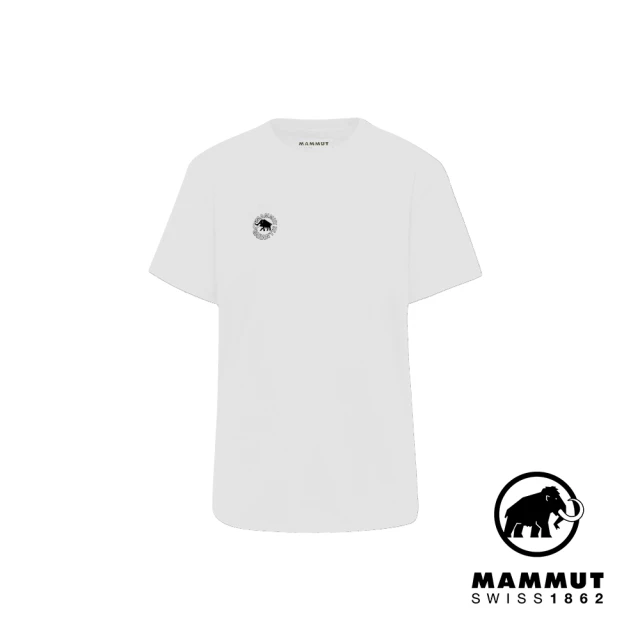 Mammut 長毛象 Mammut Base T-Shirt Men Guarantee 1974 有機棉休閒短袖T恤 男款 白色 #1017-07200