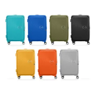 【AMERICAN TOURISTER 美國旅行者】28吋CURIO 1/9前開式可擴充抗菌PP避震輪行李箱(多色可選)