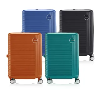 【AMERICAN TOURISTER 美國旅行者】24吋 GEMINA PRO 可擴充大容量輕量PC避震煞車輪行李箱/旅行箱(多色可選)