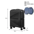 【AMERICAN TOURISTER 美國旅行者】20吋AIRCONIC超輕量PP耐衝擊防潑水拉鍊登機箱/行李箱/旅行箱(多色可選)