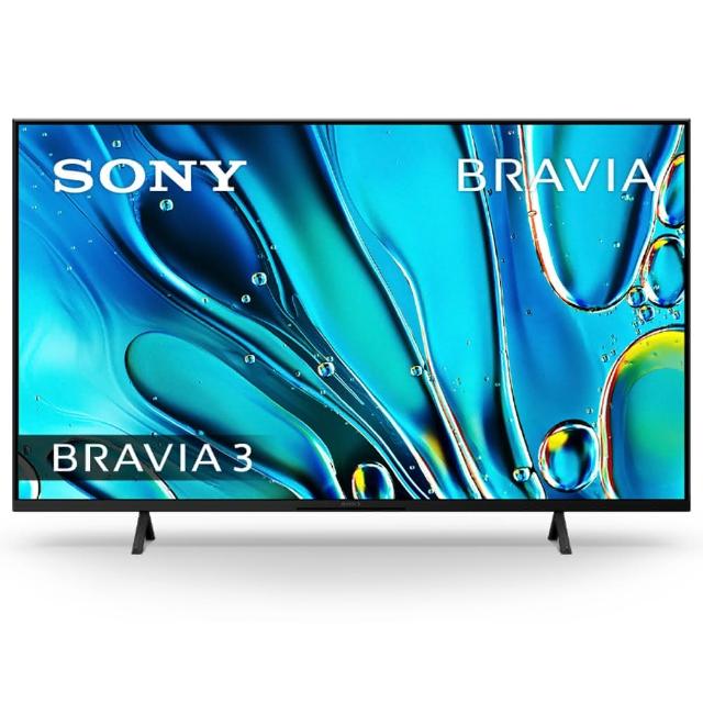 【SONY 索尼】BRAVIA 3 43型 X1 4K HDR Google TV顯示器(Y-43S30)