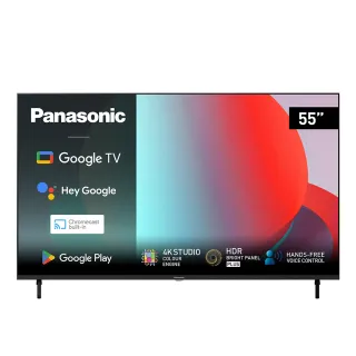 【Panasonic 國際牌】55型4K HDR Google 智慧顯示器 不含視訊盒(TN-55W80AGT)