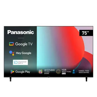 【Panasonic 國際牌】75型4K HDR Google 智慧顯示器 不含視訊盒(TN-75W80AGT)