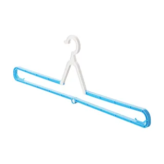 【KEYWAY 聯府】哈利摺疊式浴巾架-9入(衣架 MIT台灣製造)