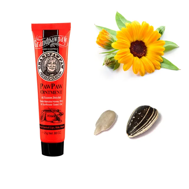【澳洲 Grandpawpaw】木瓜軟膏含曼努考蜂蜜葵花籽油(6入組 25g/條)