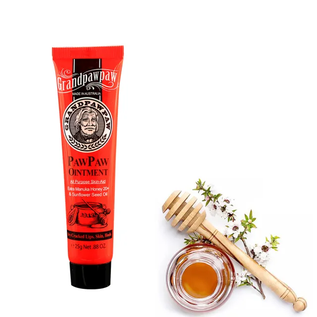 【澳洲 Grandpawpaw】木瓜軟膏含曼努考蜂蜜葵花籽油(6入組 25g/條)