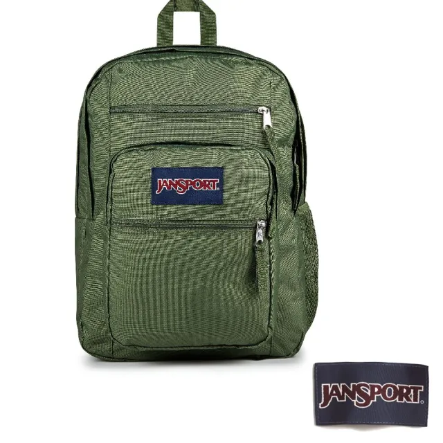 【JANSPORT】雙11 BIG STUDENT 大容量背包 軍綠色(JS0A47JKKM1)