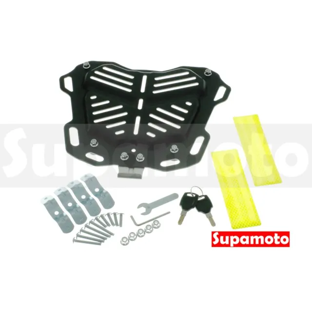 【Supamoto】55L—機車鋁合金尾箱(重機/通用/行李箱/鋁箱/後箱/摩托車/大羊/快拆/檔車/CT125/CB350)