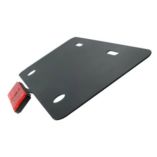 【Supamoto】車牌反光片底板(短牌架/牌框/大牌架/不鏽鋼/改裝/加強/白鐵/紅牌/黃牌/小七碼/驗車)