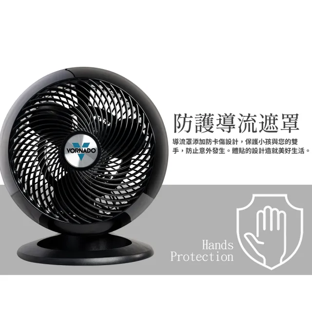 【VORNADO 沃拿多】渦流空氣循環機 660 白/黑(適用坪數8-15坪)