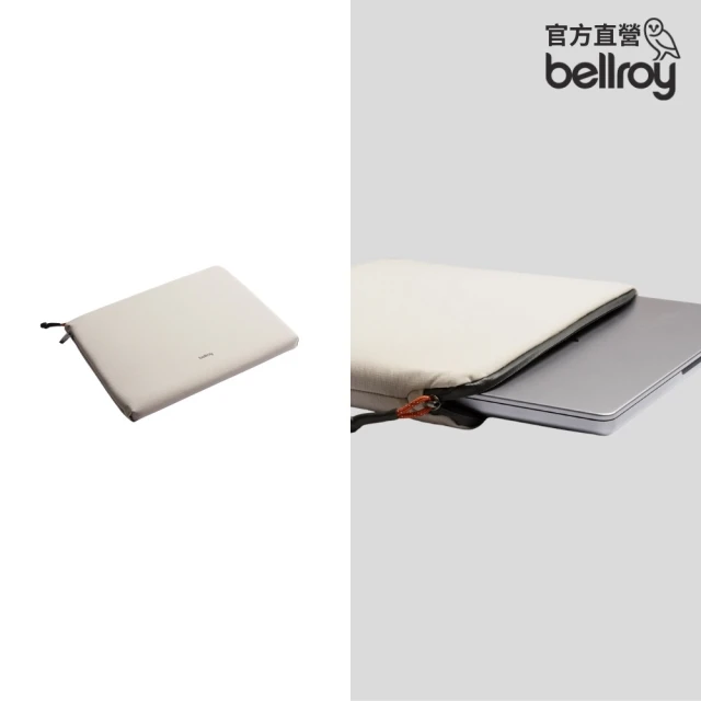 Bellroy 官方直營 Lite Laptop Sleeve 14吋 輕量筆電保護套(月光白)