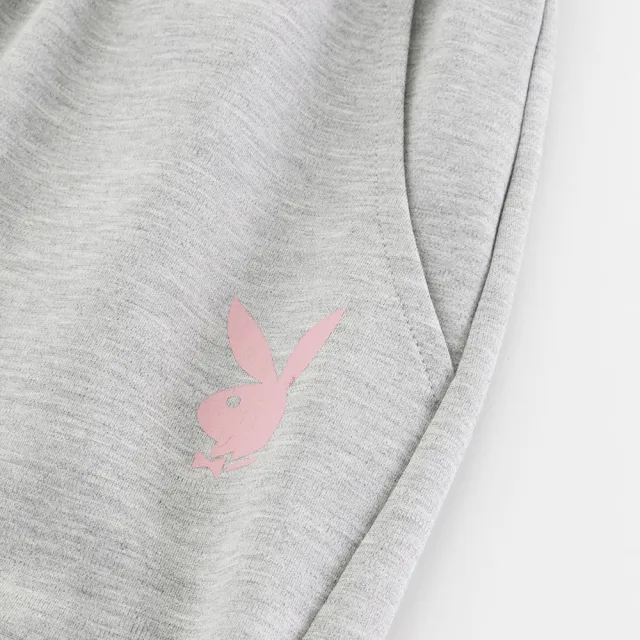【PLAYBOY】撞色口袋修身中長裙(鴿子灰)