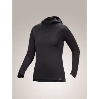 【Arcteryx 始祖鳥官方直營】女 Hallam 羊毛套頭衫(黑)
