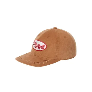 【MARDI MERCREDI】出清品 復古休閒棒球帽 駝色 LOGO 作舊 可調式 CORDUROY CAP MARDI VINTAGE LOGO