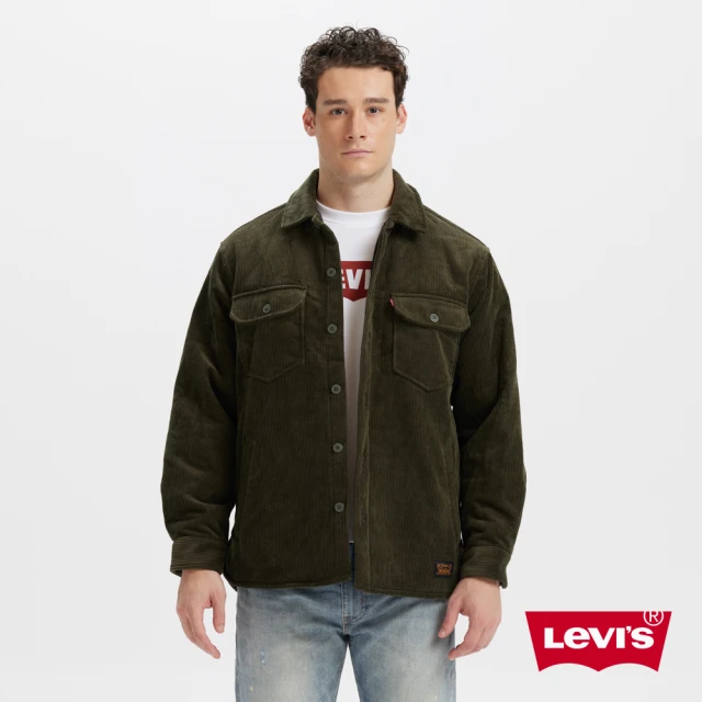 LEVIS 官方旗艦 男款 燈心絨外套 舒適外套 胸前雙口袋 人氣新品 002PW-0002