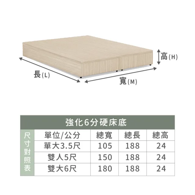 【ASSARI】本田房間組二件  插座加高床箱+6分床底(雙人5尺)