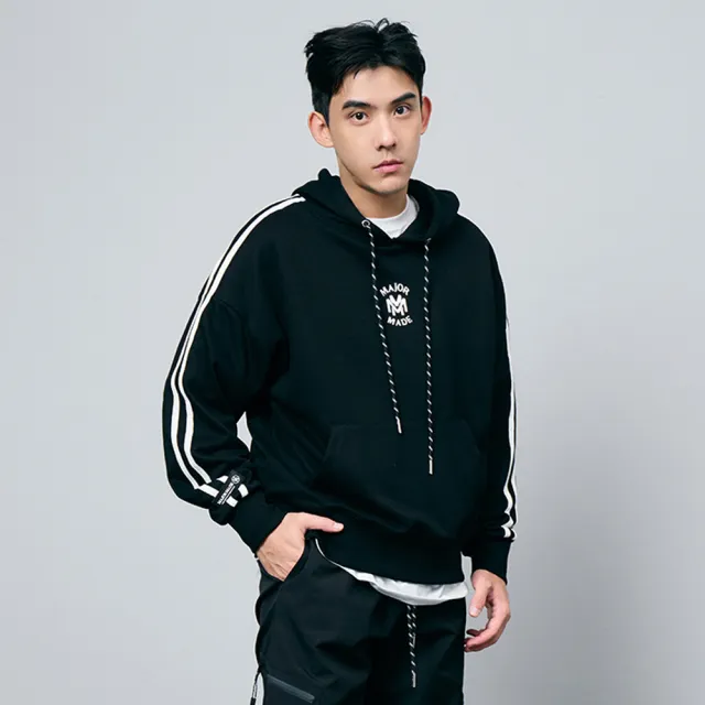 【MAJOR MADE】雙線條雙疊M帽T(帽T/字母T/長袖)