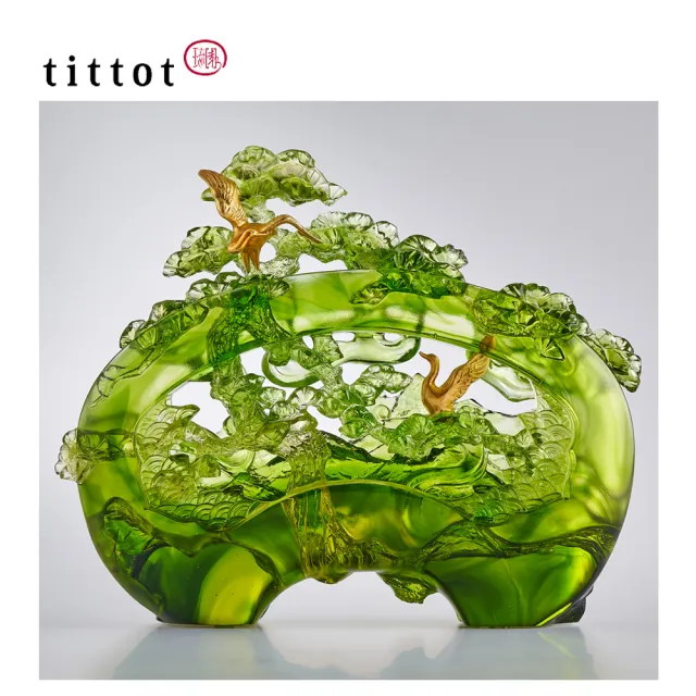 【tittot 琉園】松壽閣-2024新品上架(迎賓/禮品/典藏/水晶/琉璃/祝福/山水/)