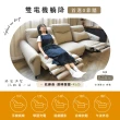 【IHouse】專利零靠牆 加厚牛皮 270cm雙位電動沙發(沙發躺椅/沙發床)