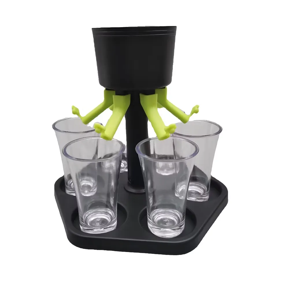 公平分酒】派對分酒器附六杯子(shot 杯酒杯架聚會聚餐遊戲倒酒神器