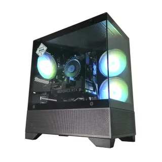 【華碩平台】i5十核 RTX 4060 Win11{天武殺手W} 電競電腦(i5-14400F/B760/16G/1TB SSD/WIFI)