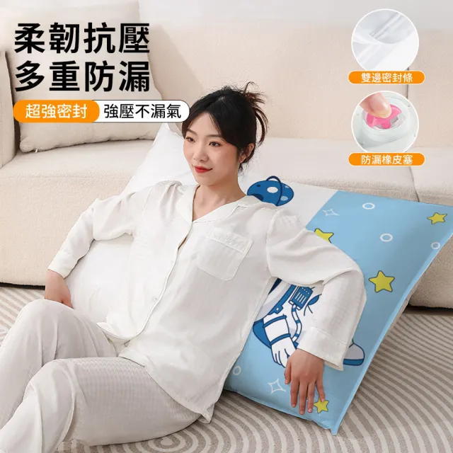 【Starshop】加厚真空壓縮袋 5入組 棉被收納袋 衣服收納袋 棉被壓縮袋(可重覆使用)