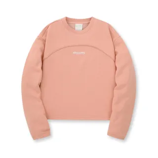 【Discovery Expedition】女版微短版內刷毛大學T(DWMT91046-COS)